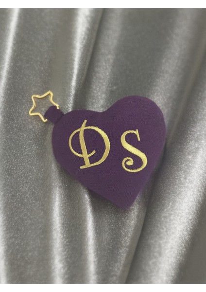 Love&love Kalp Formunda Monogram Nakışlı Bozuk Para Cüzdanı fiyatları