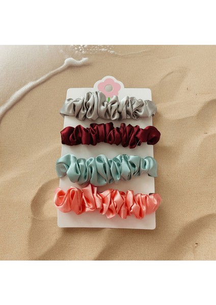 Göz Alıcı Saten Büzgülü Toka Seti