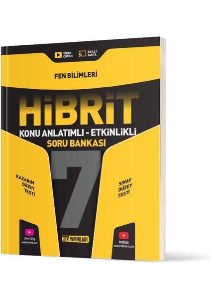 7. Sınıf Fen Bilimleri Hibrit Konu Anlatımlı Etkinlikli Soru Bankası