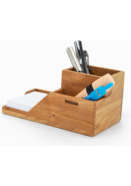 Prokit Çok Amaçlı Organizer Bölümlü Kalemlik ve Not Kağıdı Kutusu Bir Arada Model 5