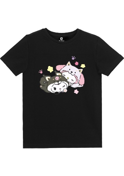 EZ Design Kuromi ve My Melody Baskılı Tshirt