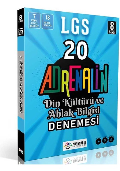 8.sınıf Lgs Din Kültürü 20 Branş Denemesi Adrenalin Yayınları