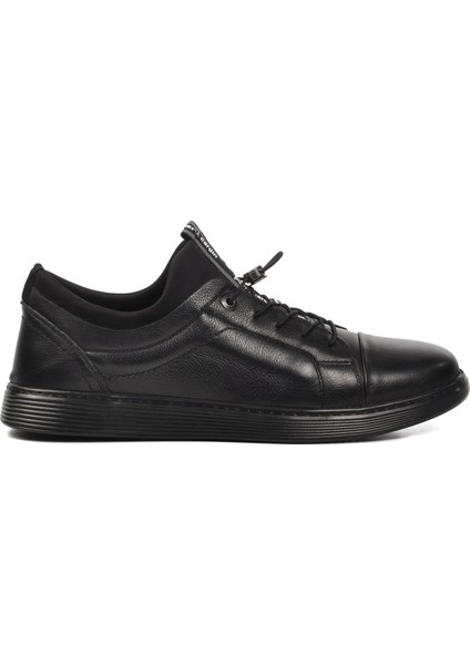 Pierre Cardin 382016 Siyah Deri Erkek Casual Ayakkabı