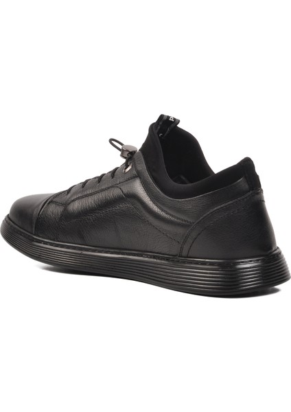 Pierre Cardin 382016 Siyah Deri Erkek Casual Ayakkabı