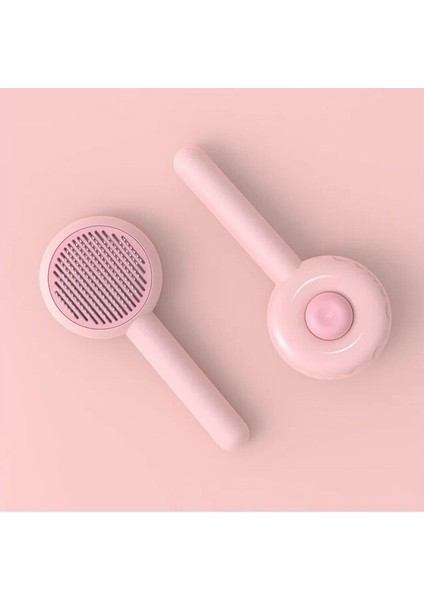 Pembe Kedi Fırça Tarak Kıl Yumağı Gevşek Önlemek Kediler Için Yavru Ev Hayvanı Ürünü Evcil Hayvan Bakım Fırçaları Kedi Aksesuarları Malzemeleri (Yurt Dışından)
