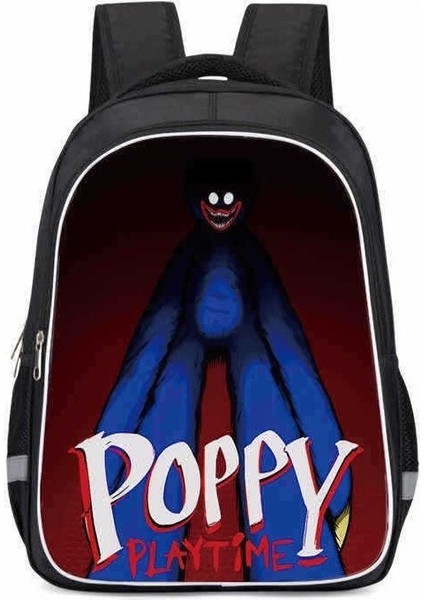 Çocuklar Için Poppy Playtime Figürlü Okul Sırt Çantası - Çok Renkli (Yurt Dışından)