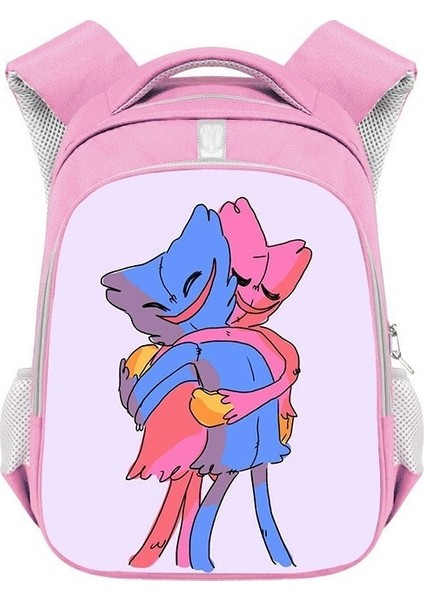 Çocuklar Için Poppy Playtime Figürlü Okul Sırt Çantası - Çok Renkli (Yurt Dışından)