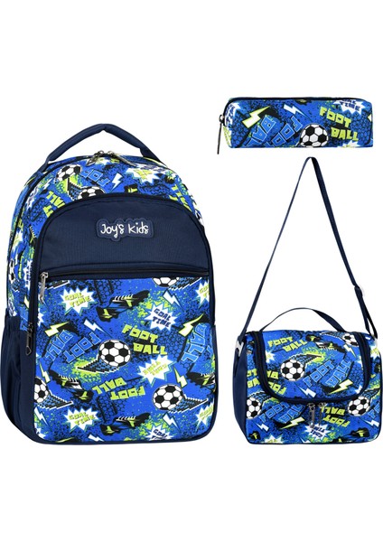 Joy's Kids Ilkokul Çantası Beslenme+ Kalemlik 3'lü Set