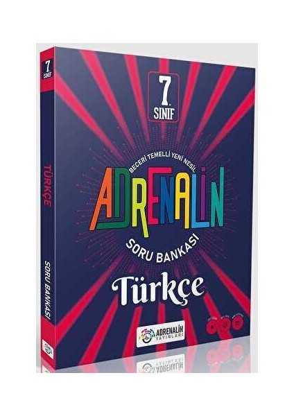 7. Sınıf Türkçe Soru Bankası Adrenalin Yayınları