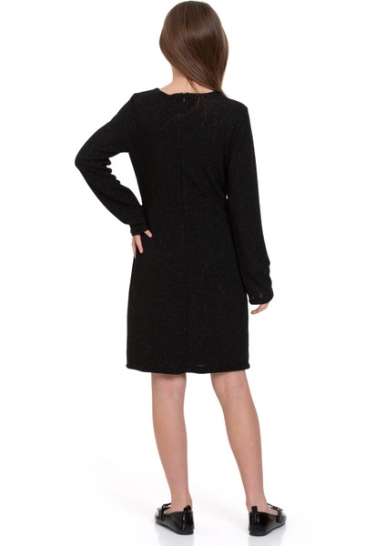 Simli Kolu Uzun Şık Kız Çocuk Abiye Elbise fırsatları