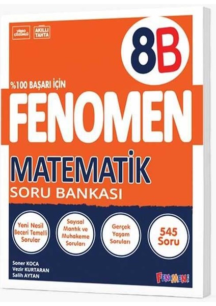 8. Sınıf Lgs Fenomen Matematik B Soru Bankası Gama Yayınları