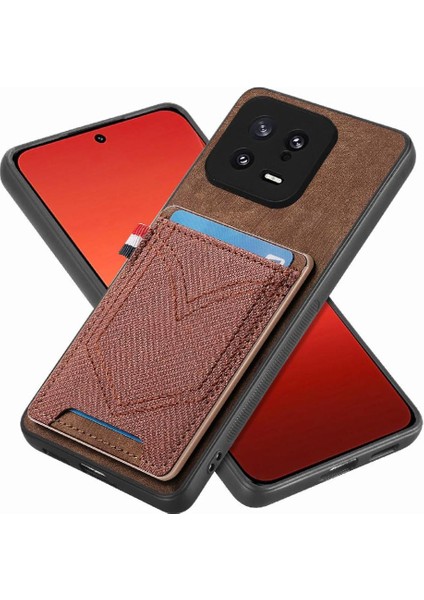 Xiaomi 13 Için Crad Yuvası Kot Cep Tasarım Manyetik Araç Montaj (Yurt Dışından) fırsatları