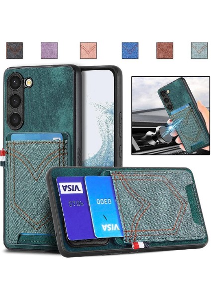 Samsung Galaxy S23 Manyetik Araç Montaj Kot Cep Tasarım Crad (Yurt Dışından) fiyatları