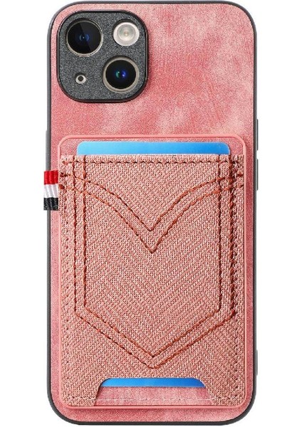 IPhone 14 Için Kılıf Kot Cep Tasarım Manyetik Araç Montaj Crad Yuvası (Yurt Dışından) fırsatları