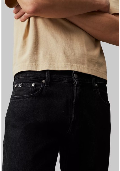 Erkek Authentıc Straıght Jean Pantolon-Siyah fırsatları