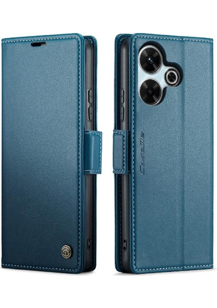 Xiaomi Redmi Için Caseme Durumda 13 4g Kickstand Anti Dolandırıcılık Cüzdan Kılıf Kılıf (Yurt Dışından)
