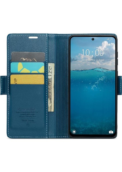 Xiaomi Redmi Için Caseme Durumda 13 4g Kickstand Anti Dolandırıcılık Cüzdan Kılıf Kılıf (Yurt Dışından)