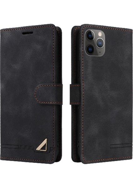 Iphone 11 Için Flip Case Pro Max Deri Kılıf Darbeye Cüzdan Kapak Çevirin (Yurt Dışından)
