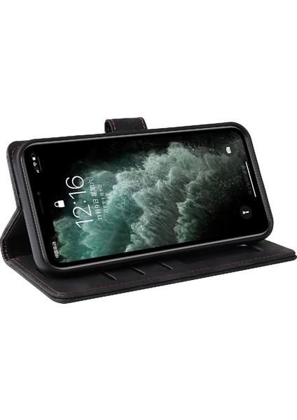 Iphone 11 Için Flip Case Pro Max Deri Kılıf Darbeye Cüzdan Kapak Çevirin (Yurt Dışından)