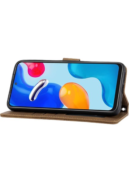 Xiaomi Redmi Not 11 Için Flip Case Pro Artı 5g Cüzdan Kılıf Darbeye Pu (Yurt Dışından)
