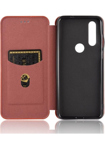 Motorola Moto Bir Makro/g8 Manyetik Karbon Fiber Deri Oynamak Için Kılıf (Yurt Dışından) fırsatları