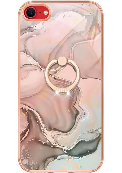 IPhone Se 2022/2020 Mermer Darbeye Dayanıklı Tpu Silikon 360 &deg; Dönebilir (Yurt Dışından)