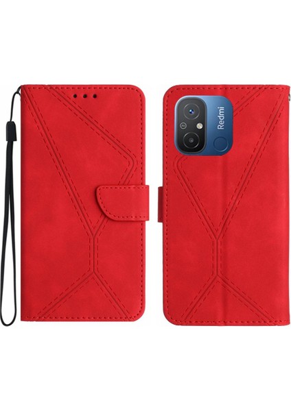 Xiaomi Redmi 11A 4g Telefon Kılıfı Için Kılıf Yüksek Kalite Tpu Dikiş Deri (Yurt Dışından)