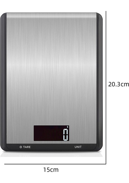 Paslanmaz Çelik Mutfak Terazisi 10KG/1G (Yurt Dışından) fiyatları