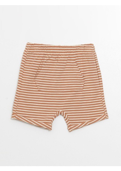 Baby Bisiklet Yaka Kısa Kollu Baskılı Çıtçıtlı Body ve Şort 2'li Takım fırsatları