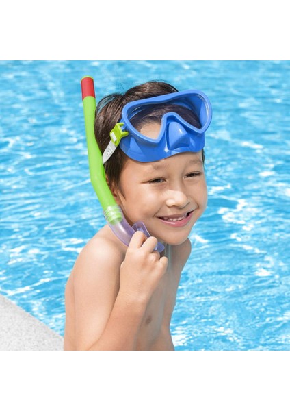 Maske Snorkel Çocuk - 24036-MAVİ - Crusader Essantial