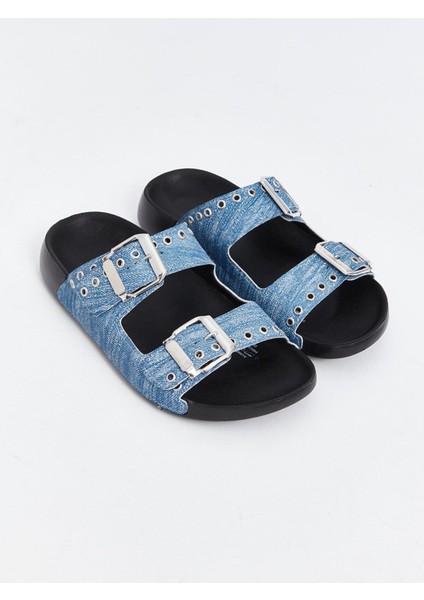 Accessorıes Çift Bantlı Kadın Terlik