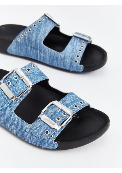 Accessorıes Çift Bantlı Kadın Terlik modelleri