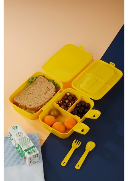 Batman 3'lü Kırtasiye Seti 4 Bölmeli Beslenme Kutusu, Sızdırmaz Matara, 2 Katlı Kalemlik fırsatları