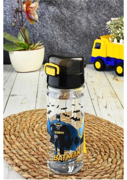 Batman 3'lü Kare Kırtasiye Seti 4 Bölmeli Kare Beslenme Kutusu, Sızdırmaz Matara, 2 Katlı Kalemlik fırsatları