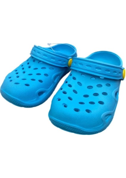Düz Renk Bebek Çocuk Kaydırmaz Yumuşak Taban Terlik Mavi fiyatları