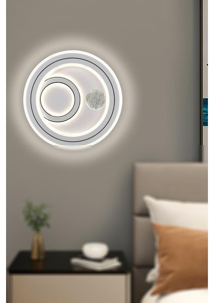 90316-40 Plofonyer Led Avize(Beyaz Işık -Sarı Işık - Gün Işığı)