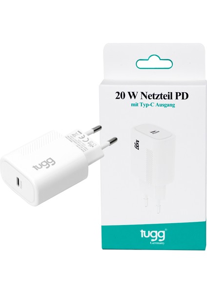 Akıllı Şarj Başlık 20W Isı ve Akım Korumalı Hızlı Sarj Type-C Girişli 104405