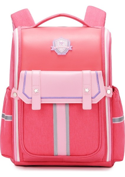 Ilkokul Çocukları, Birinci ve Ikinci Sınıf, Üç Ila Altı Erkek, Dört ve Beş, Ultra Hafif Kızlar Için Yeni Okul Çantaları, Yükü Azaltan Omurgayı Koruyan Deri (Yurt Dışından)