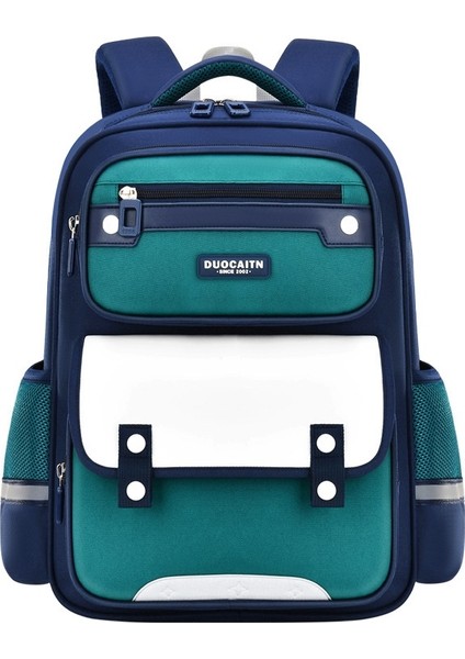 Ilkokul Çantası Erkek Ingiliz Tarzı Büyük Kapasiteli Hafif Yük Azaltıcı Omurga Koruması Çocuk Sırt Çantası (Yurt Dışından)