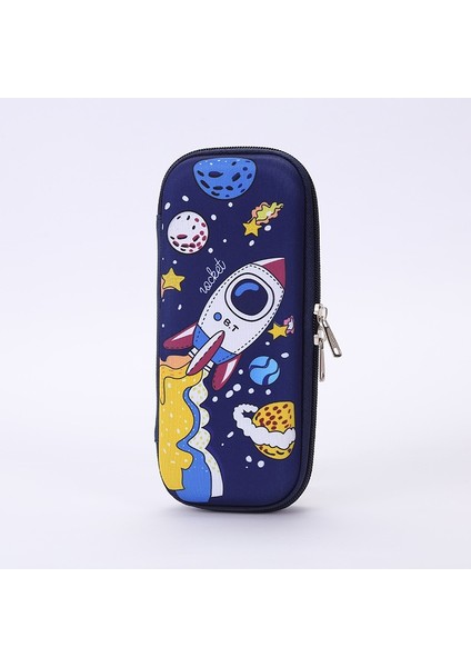 Çocuk Kalem Kutusu Karikatür Astronot Tek Boynuzlu At Kalem Kutusu Çocuk Kalem Kutusu (Yurt Dışından)