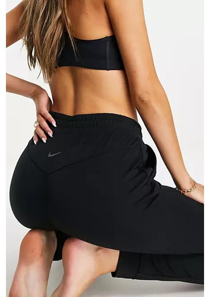 Yoga Dri Fit Fleece 7/8 Joggerin Black Kadın Eşofman Altı Siyah modelleri