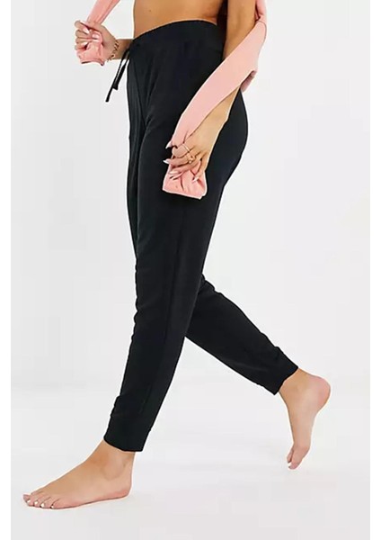 Yoga Dri Fit Fleece 7/8 Joggerin Black Kadın Eşofman Altı Siyah fırsatları