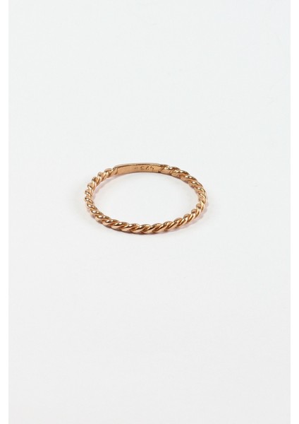 Burgu Yüzük 925 Ayar Gümüş