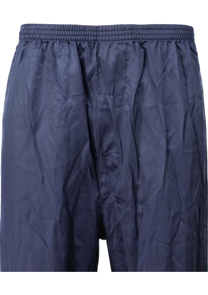 Erkek Saten Kumaş Pijama Pantolon Düz Renk Beli Lastikli Cepsiz Geniş Paça Rahat Kesim fiyatları