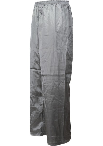 Erkek Saten Kumaş Pijama Pantolon Düz Renk Beli Lastikli Cepsiz Geniş Paça Rahat Kesim indirimleri