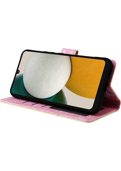 Samsung Galaxy A34 5g Telefon Kılıfı Için Rfıd Engelleme Lake Tasarım Flip Stand Kapağı-Sarı Papatya (Yurt Dışından) modelleri