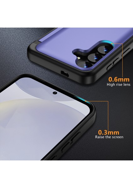 Samsung Galaxy S24 Tpu+Pc Kılıfı Kart Yuvalı Telefon Kapaklı Flip Kickstand-Açık Mor (Yurt Dışından) fırsatları