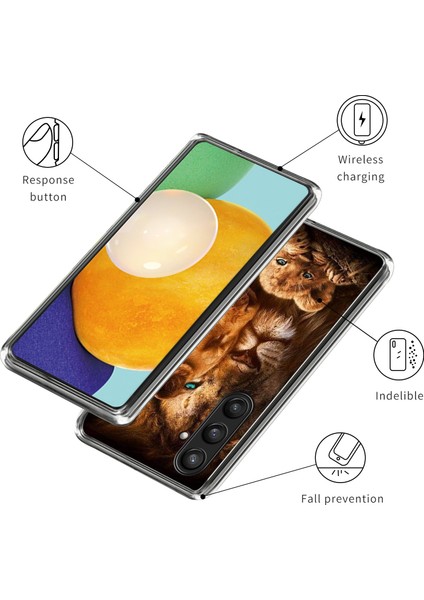 Samsung Galaxy S24+ Kılıf Desenli Baskı Dar Kesim Esnek Tpu Telefon Kapak Stili I Için (Yurt Dışından) modelleri