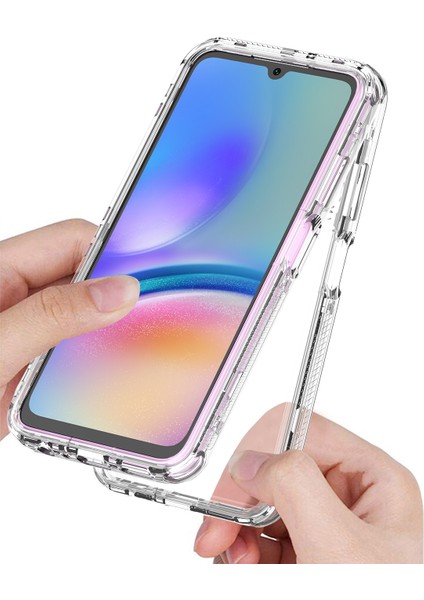 Samsung Galaxy A05S 4g Şeffaf Kılıf Akrilik + Tpu Telefon Kapağı 3'ü 1 Arada (Yurt Dışından)