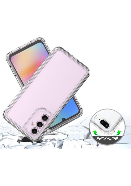 Samsung Galaxy A05S 4g Şeffaf Kılıf Akrilik + Tpu Telefon Kapağı 3'ü 1 Arada (Yurt Dışından)